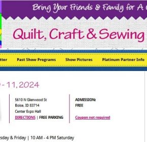 2024 Boise Quilt Craft Sewing Festival